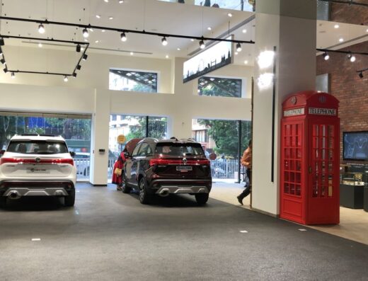 MG Motor Krishiv Auto Showroom